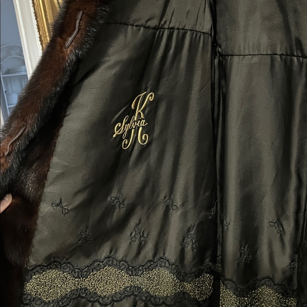 Long mink coat - Picture 4 of 5